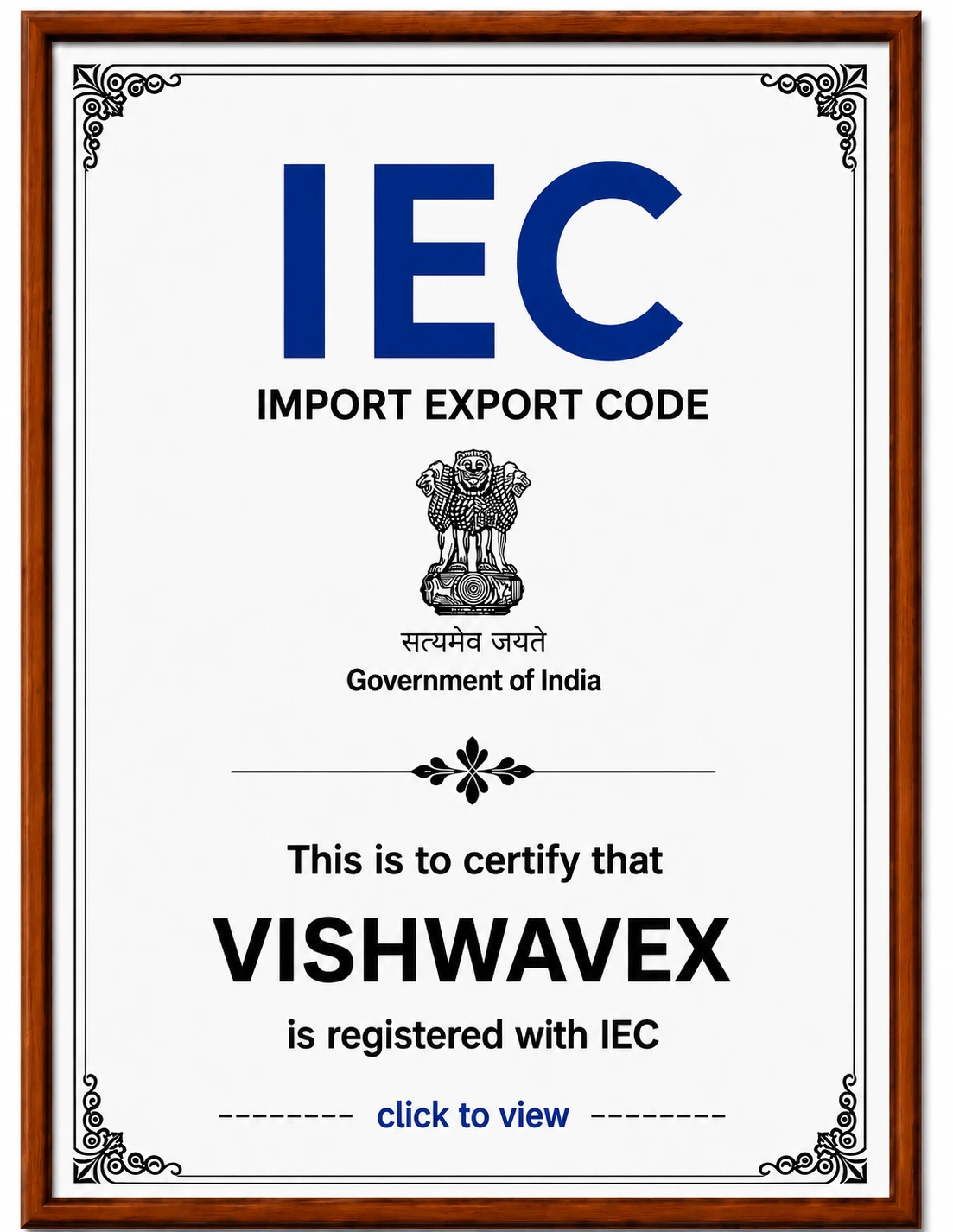 Import Export Code